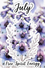 Load image into Gallery viewer, July Larkspur Birth Flower Personality