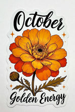 Load image into Gallery viewer, October Marigold Birth Flower Personality
