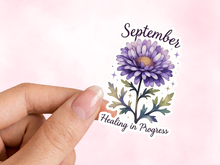 Load image into Gallery viewer, September Aster Birth Flower Personality