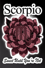 Load image into Gallery viewer, Scorpio Chrysanthemum Birth Flower Zodiac