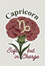 Load image into Gallery viewer, Capricorn Carnation Birth Flower Zodiac