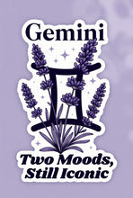 Load image into Gallery viewer, Gemini Lavender Birth Flower Zodiac