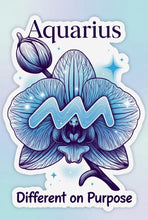 Load image into Gallery viewer, Aquarius Orchid Birth Flower Zodiac