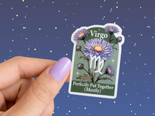 Load image into Gallery viewer, Virgo Aster Birth Flower Zodiac - Pro Eyelash Extensions