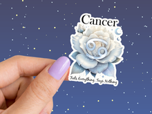 Load image into Gallery viewer, Cancer White Rose Birth Flower Zodiac