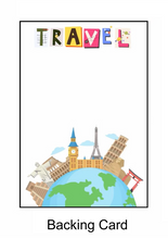 Load image into Gallery viewer, Travel Enamel Pin - Passport &amp; Airplane