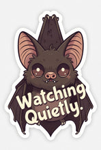 Load image into Gallery viewer, Watching Quietly Dark Humor Animal Stickers