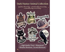 Load image into Gallery viewer, Interesting Behavior Cat Dark Humor Animal Stickers