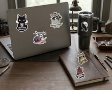 Load image into Gallery viewer, Interesting Behavior Cat Dark Humor Animal Stickers