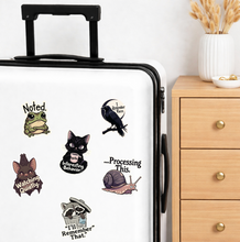 Load image into Gallery viewer, Interesting Behavior Cat Dark Humor Animal Stickers