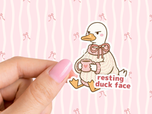 Load image into Gallery viewer, Resting Duck Face Coquette Girly Memo
