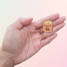 Load image into Gallery viewer, Manifest That Shit Candle In A Jar Pin - Pro Eyelash Extensions