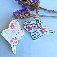 Load image into Gallery viewer, Maybe Swearing Will Help Enamel Pin - Pro Eyelash Extensions