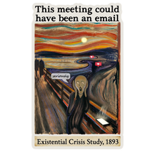 Load image into Gallery viewer, The Scream Anxiety Version Chaotic Museum Art Painting