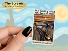 Load image into Gallery viewer, The Scream Anxiety Version Chaotic Museum Art Painting