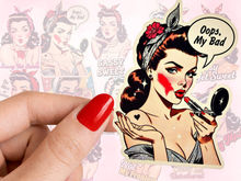Load image into Gallery viewer, Oops, My Bad Pinup Feminist Sass