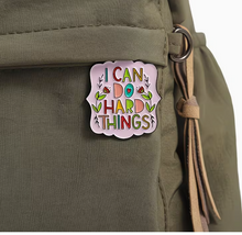 Load image into Gallery viewer, I Can Do Hard Things Mental Health Enamel Pin - Pro Eyelash Extensions