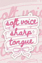 Load image into Gallery viewer, Soft Voice, Sharp Tongue Girly Memo