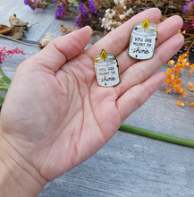 Load image into Gallery viewer, You Are Meant To Shine Candle In A Jar Enamel Pin